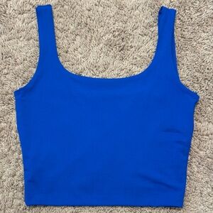 Square Neck Sleeveless Crop Top
